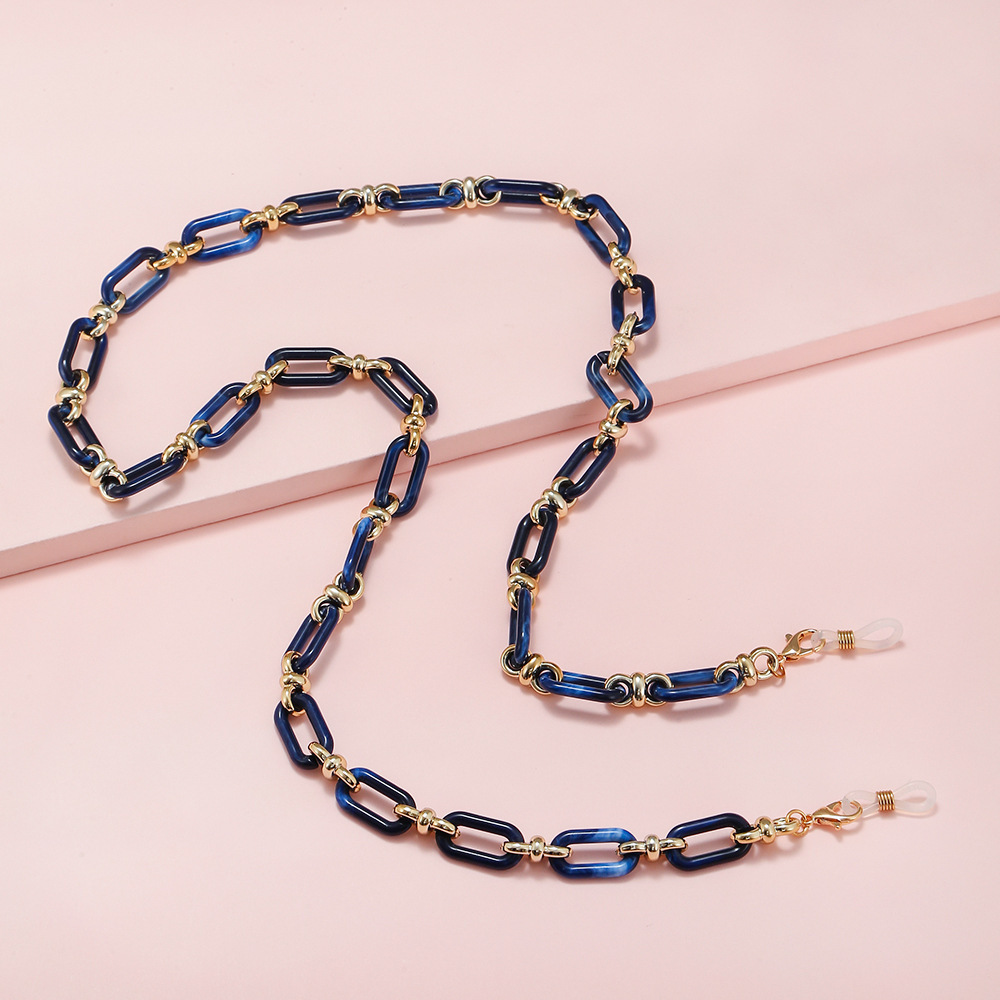 29인치/74cm 컬러풀 아크릴 사각 링 안경줄 여성용 - Sunglass Retainer Cord 리뷰 및 가격